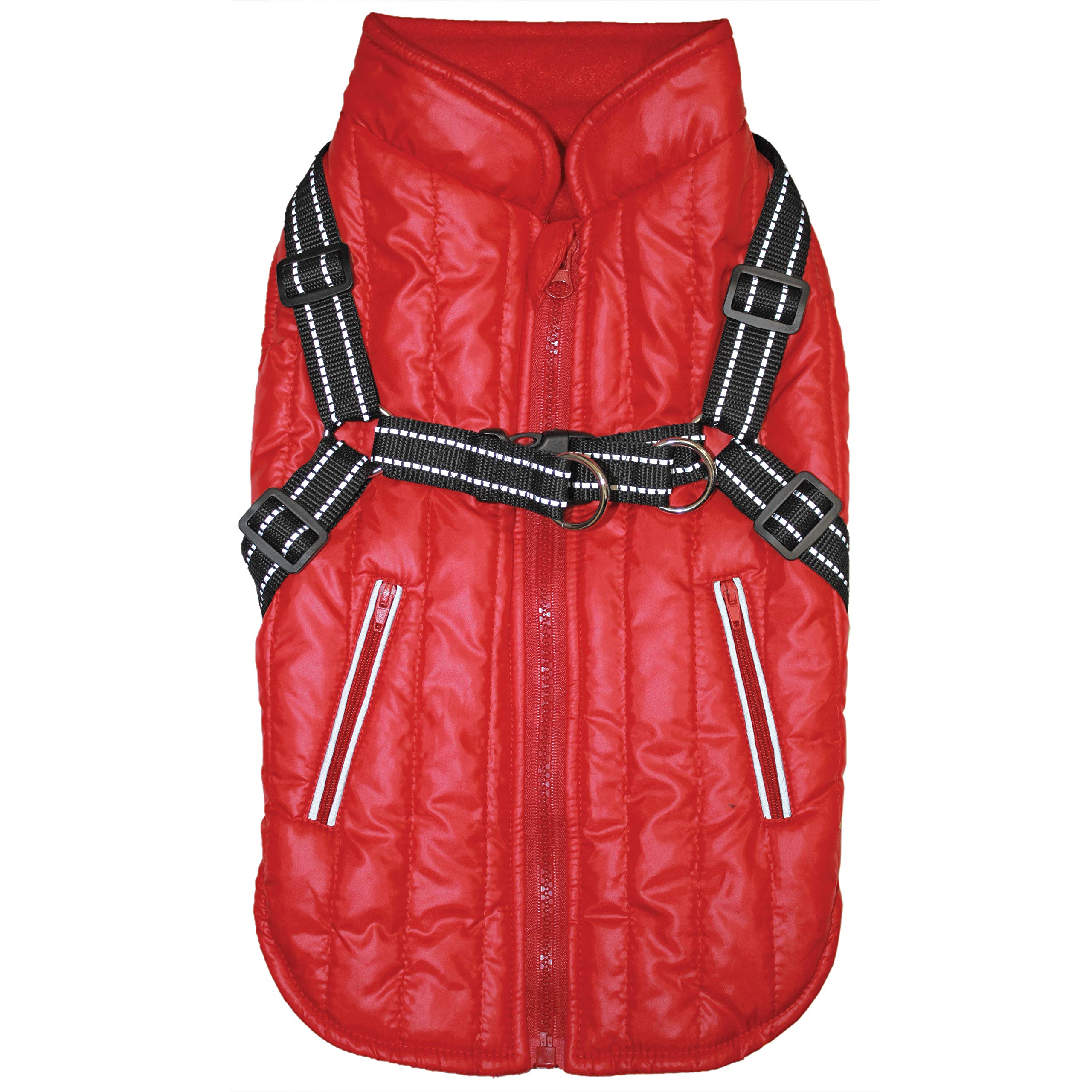 Best Dog Harness Coat for Small & Large Breeds - Waterproof & Reflective Pet Vest for Walking, Running & Outdoor Adventures