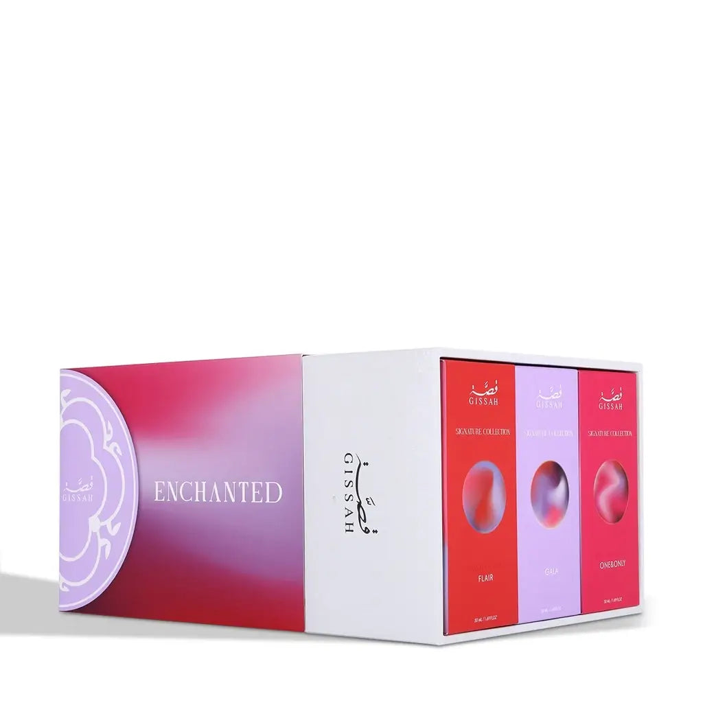 Enchanted Essential Oil Gift Set - 3 x 50ml Bottles (Lavender, Peppermint, Tea Tree) for Aromatherapy, Relaxation & Home Diffuser Use
