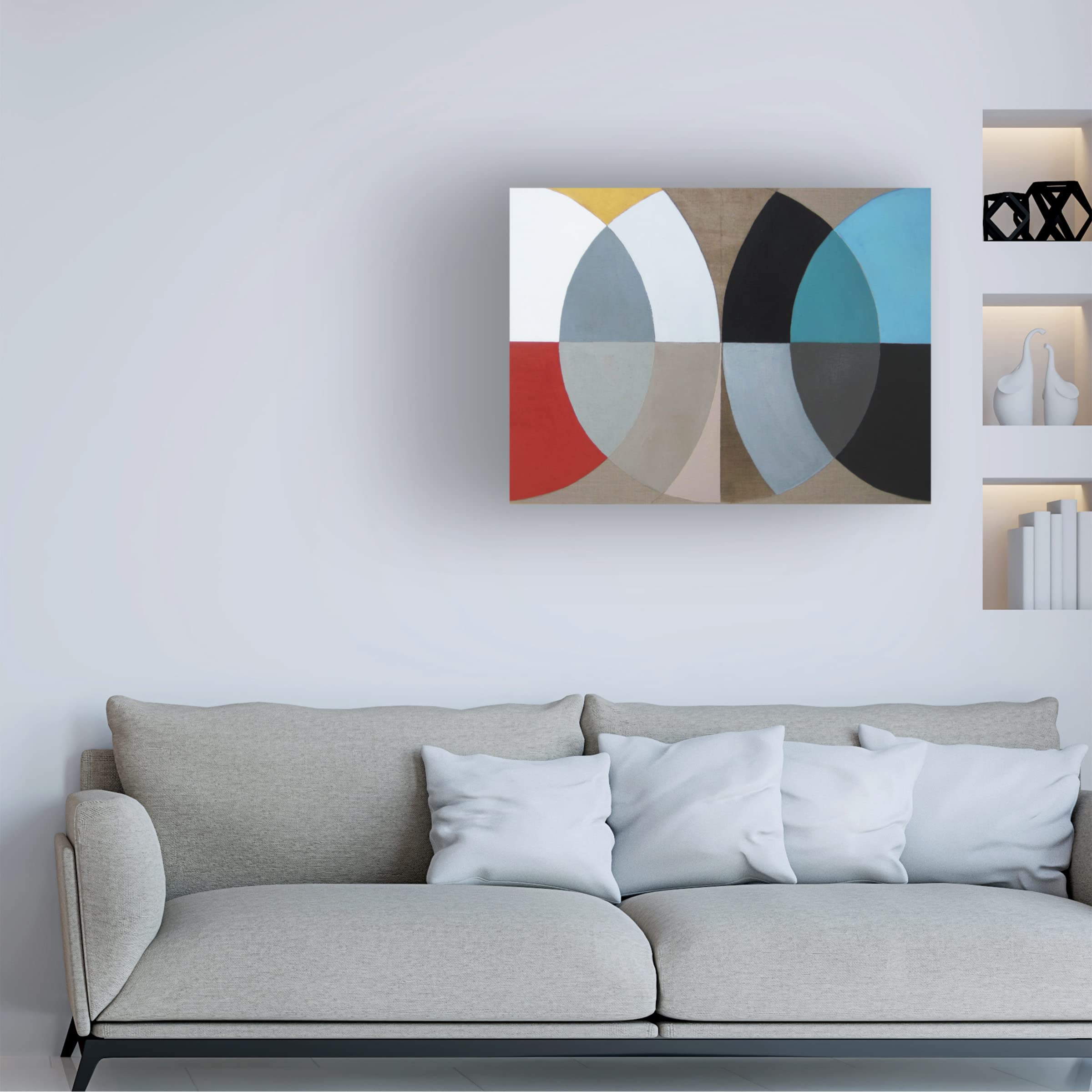 Bellissimo Art 'Clear Intentions I' Premium Canvas Wall Art - Modern Home Decor for Living Room, Bedroom & Office