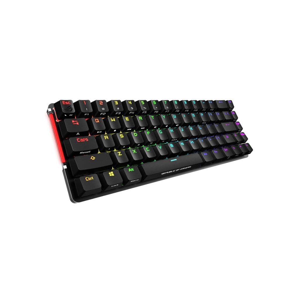ASUS ROG Falchion Wireless Mechanical Gaming Keyboard with Blue Switches - Compact 65% Layout for PC, Mac, and Laptop Gamers - Perfect for FPS, MOBA, and Esports Gaming
