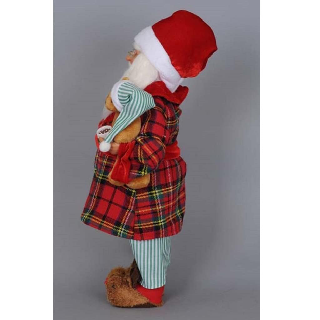 Karen Didion Milk and Cookies Santa Figurine - Christmas Decoration, Holiday Collectible, Perfect for Home Decor, Gift Giving & Festive Table Centerpiece