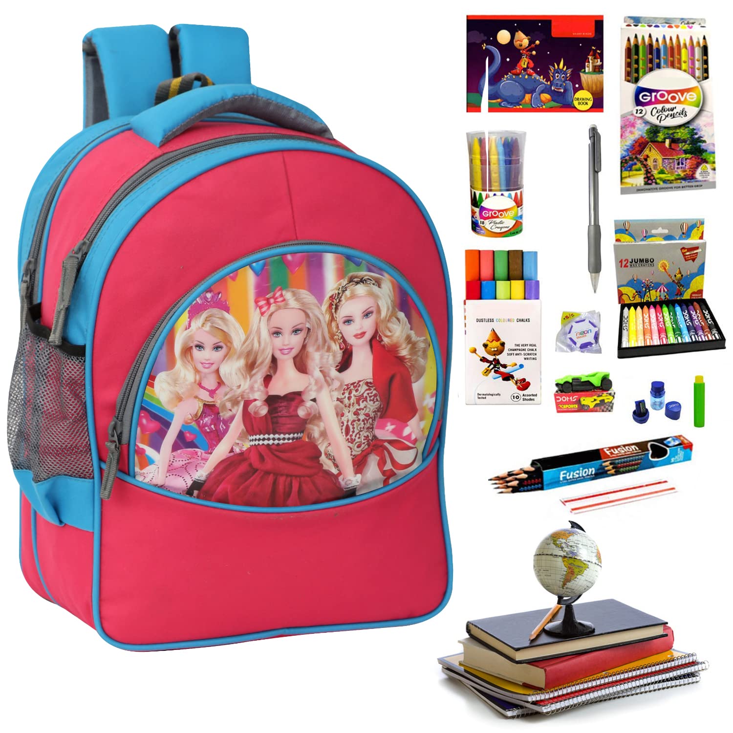 GL GOOD LIKE Frozen Printed 16L Kids Backpack for School | Disney Princess Themed Bookbag for Girls | Perfect for Elementary Students, Daycare & Travel