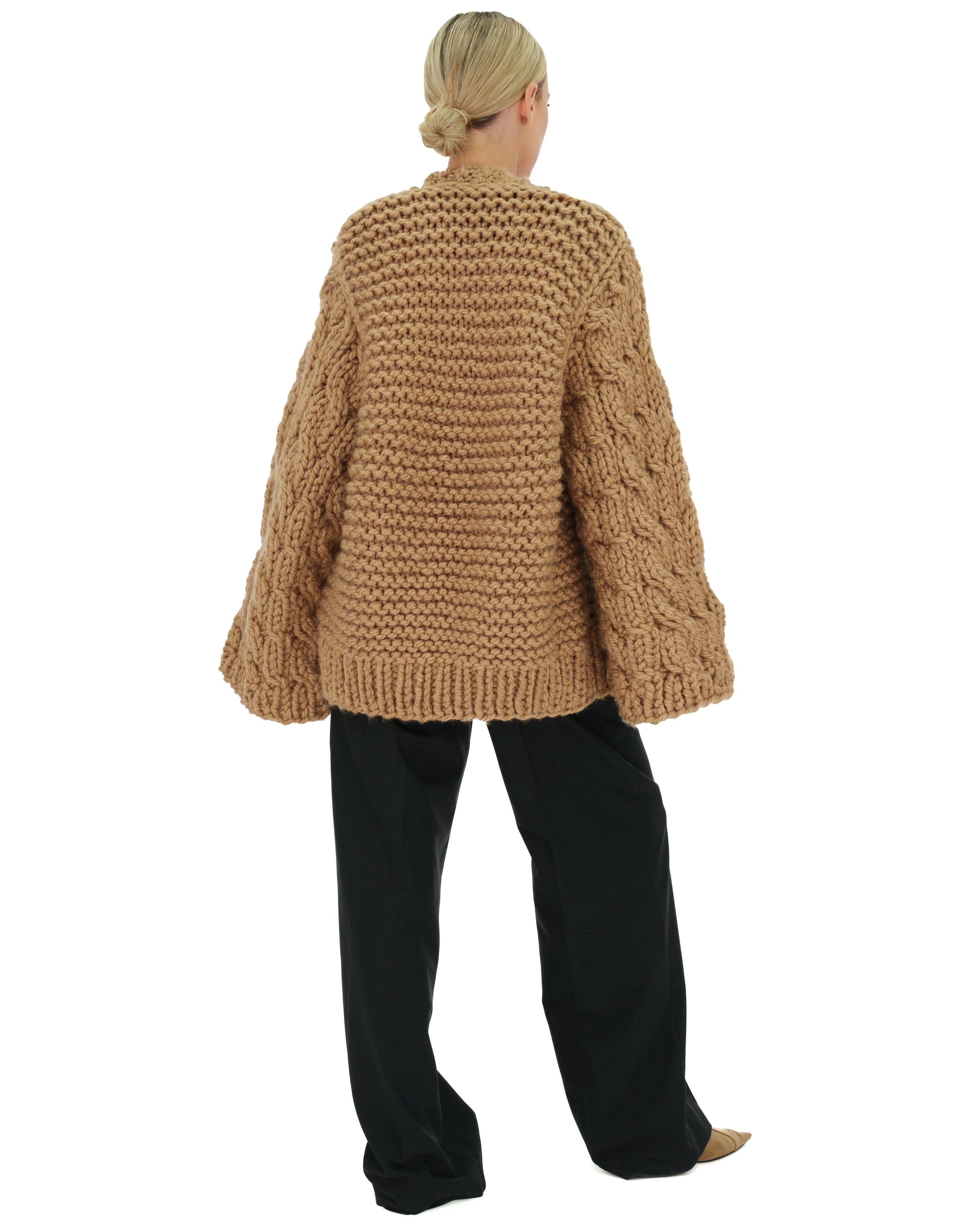 Cozy Cable Knit Cardigan Sweater for Women - Soft Chunky Knit Open Front Long Sleeve Wrap - Perfect for Fall, Winter & Layering Outfits