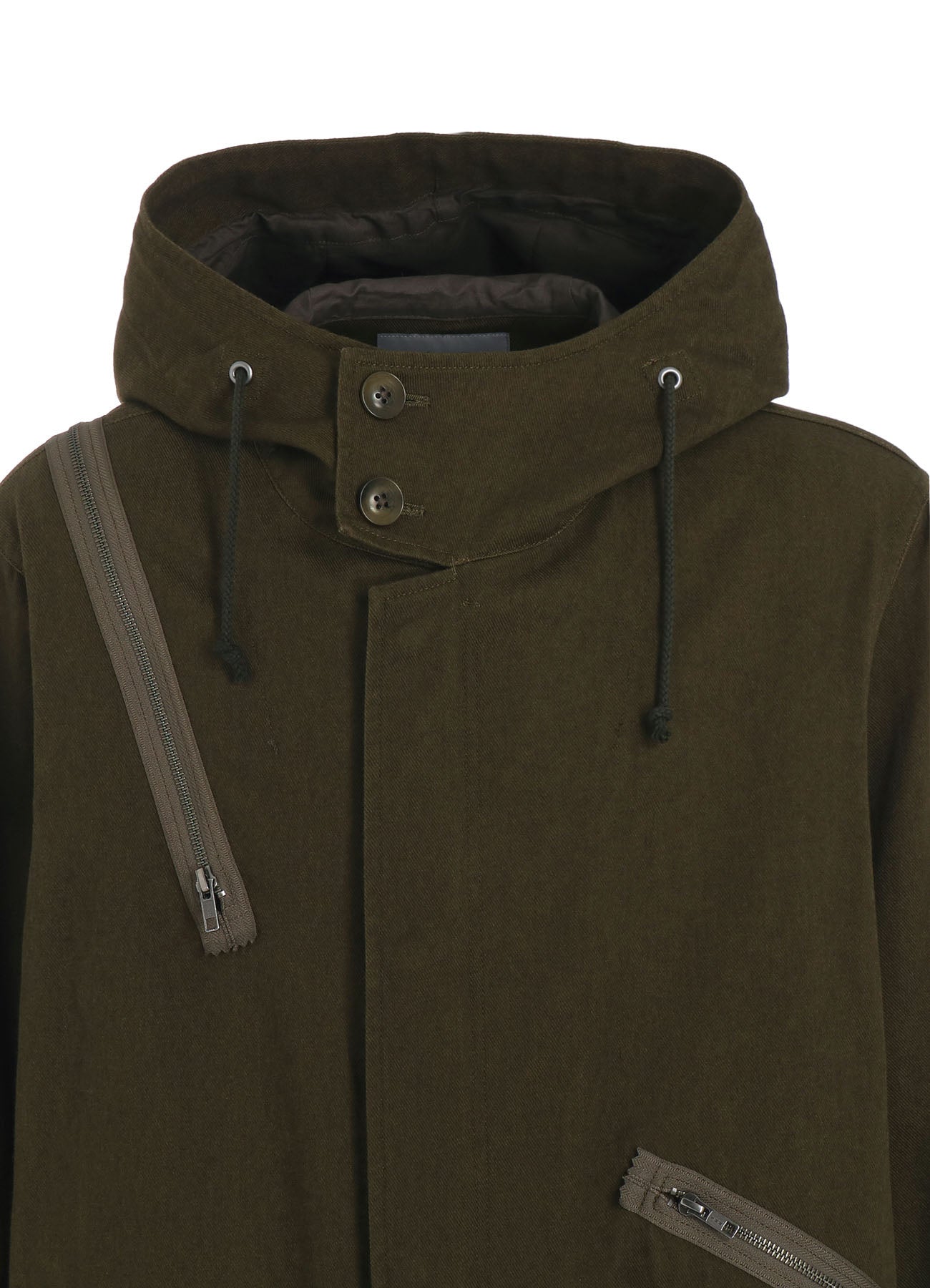 Men's Cotton Drill Zipper Mods Coat - Lightweight Casual Jacket for Outdoor Activities & Streetwear Fashion