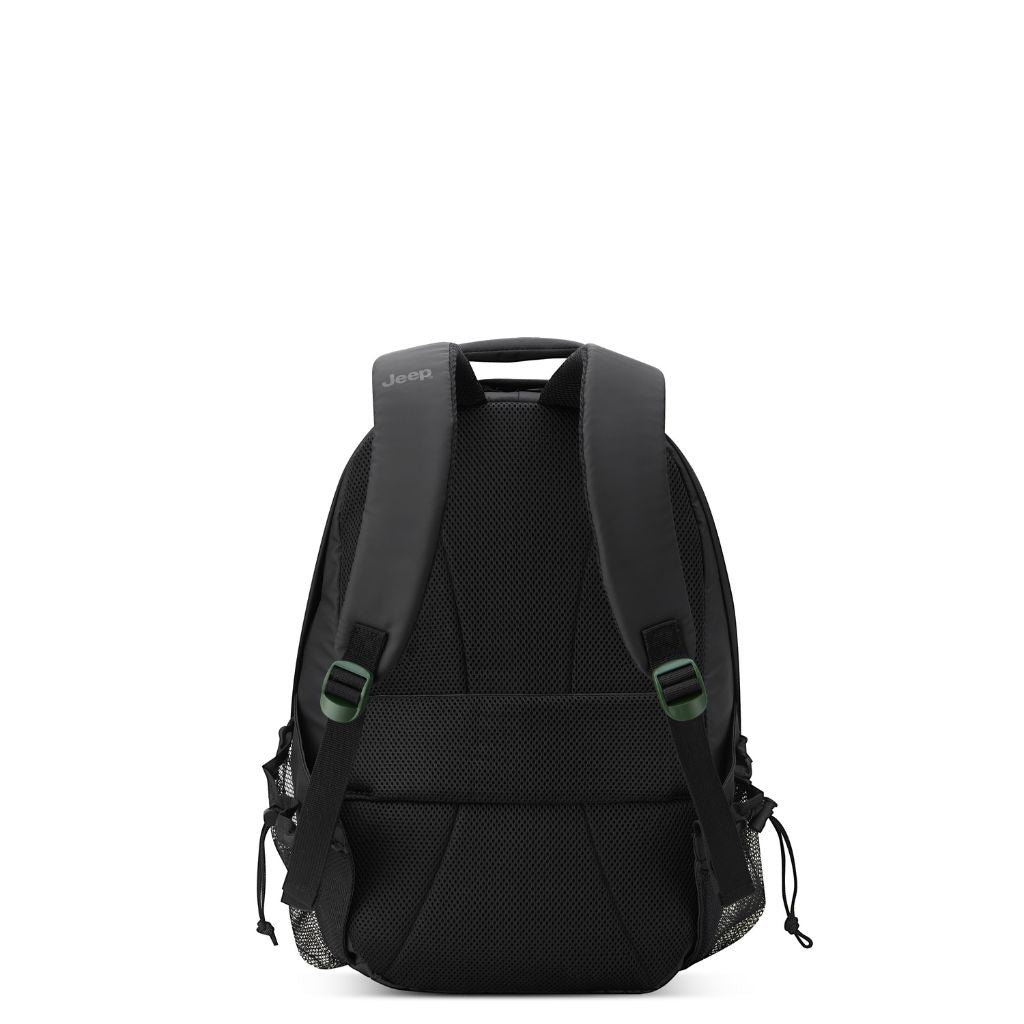 Jeep Versatile 15.6 Inch Laptop Backpack for Men & Women - Water-Resistant Travel Backpack with USB Charging Port - Perfect for Work, School & Commuting - Black