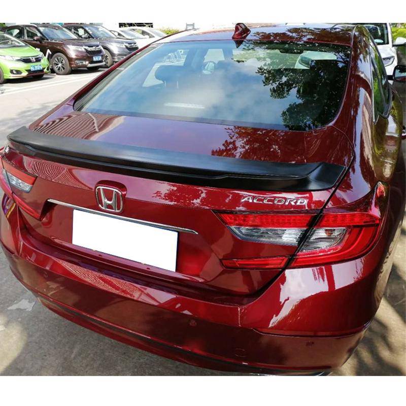 2018-2022 Honda Accord Sedan OE Style Rear Trunk Lip Spoiler Wing - Unpainted ABS Spoiler for Enhanced Style & Aerodynamics - Perfect for Car Enthusiasts & Custom Upgrades