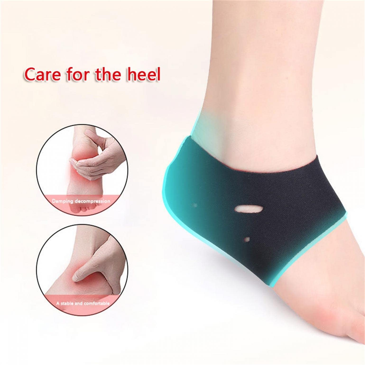 Unisex Heel Socks for Cracked Feet - Moisturizing Foot Care for Dry Skin & Calluses - Perfect for Spa & Night Repair