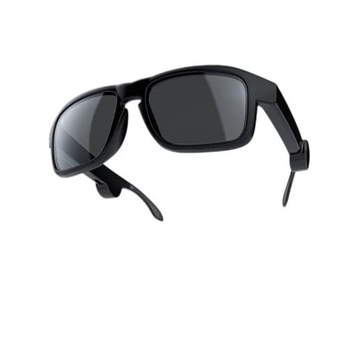 Fufafayo Bluetooth Sunglasses for Men - Voice Control, Open Ear Design, Wireless Smart Glasses for Music & Calls | Perfect for Running, Cycling, Driving & Outdoor Activities