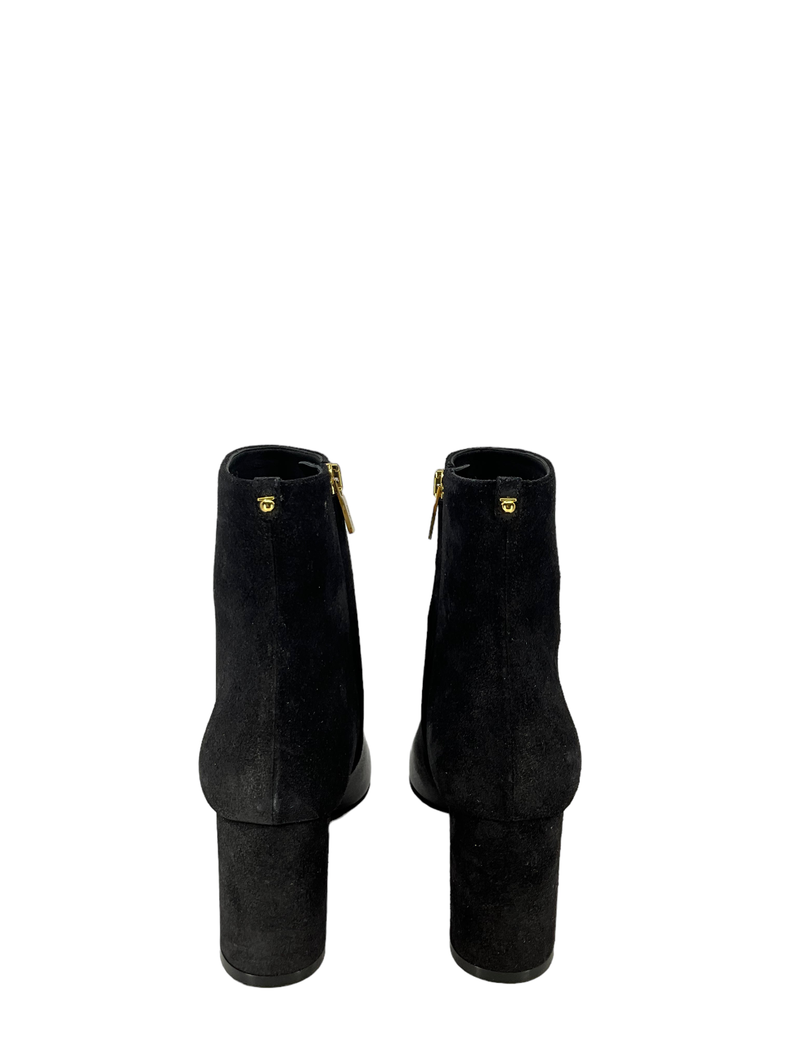 Salvatore Ferragamo Pisa Suede Booties Women's Size 6 | Genuine Leather Ankle Boots for Fall & Winter | Perfect for Office, Date Night & Casual Outfits