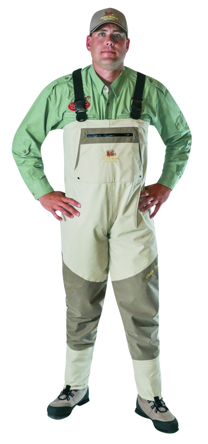 Caddis Men's Breathable Stocking Foot Wader - Grey & Brown Northern Guide - Ideal for Fly Fishing, Hunting & Outdoor Adventures