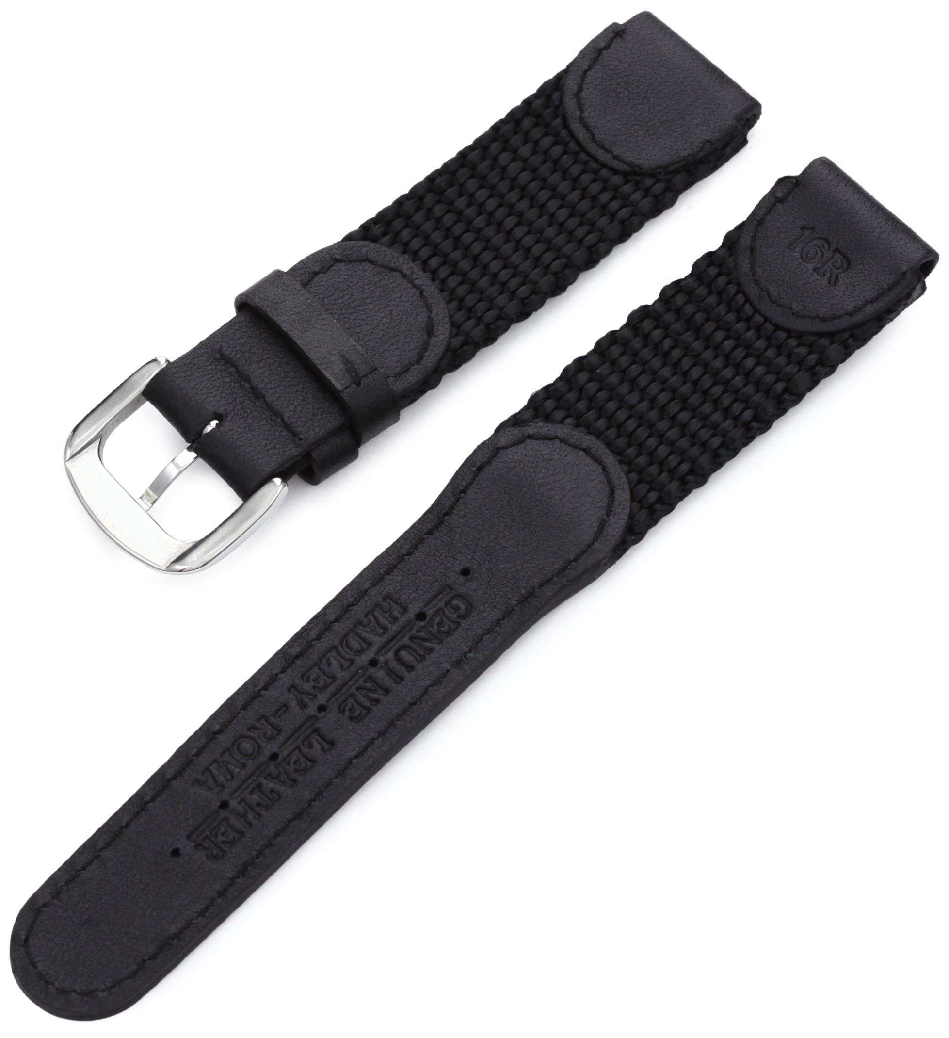 Hadley-Roma Men's Genuine Leather Watch Band MSM866LA 180 - Replacement Strap for Classic & Dress Watches - Perfect for Business, Formal & Everyday Wear