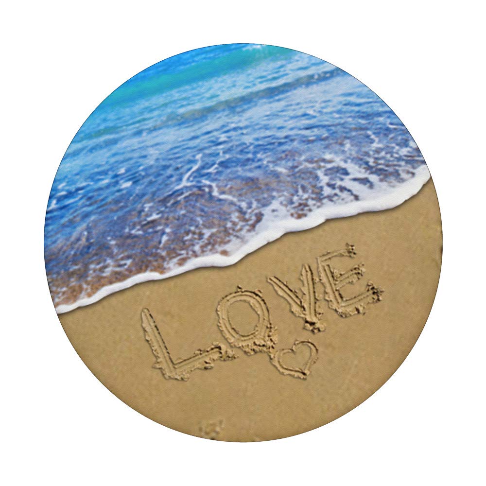 Beach Sand Love - Universal Car Phone Mount & Hand Holder Knob for Safe Driving | Perfect for Road Trips, Commuting, and Hands-Free Navigation
