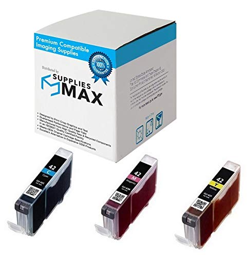Canon PIXMA PRO 100 Ink Cartridge Replacement - CLI-42CMY Compatible CMYK Inkjet Combo Pack (Cyan, Magenta, Yellow) for High-Quality Photo Printing & Professional Graphics