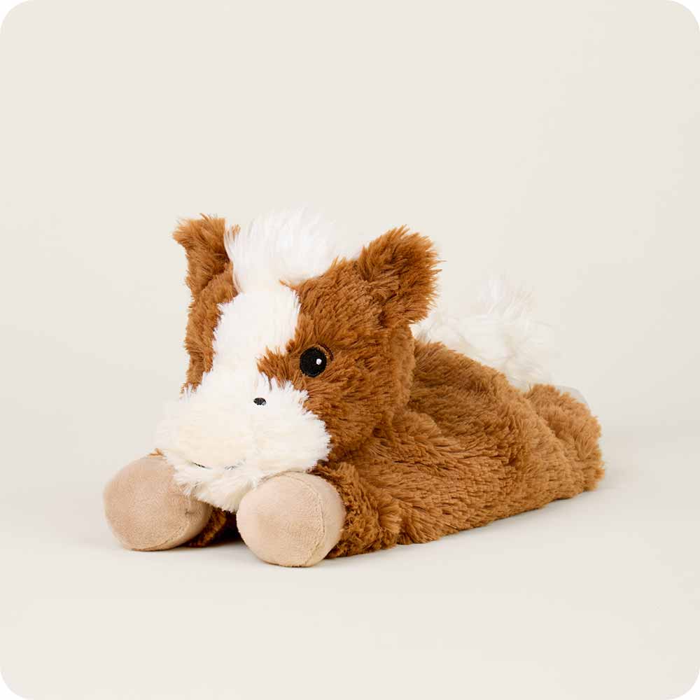 Cozy Horse Plush Toy with Warming Feature - Perfect for Kids' Bedtime, Stress Relief & Comforting Gifts