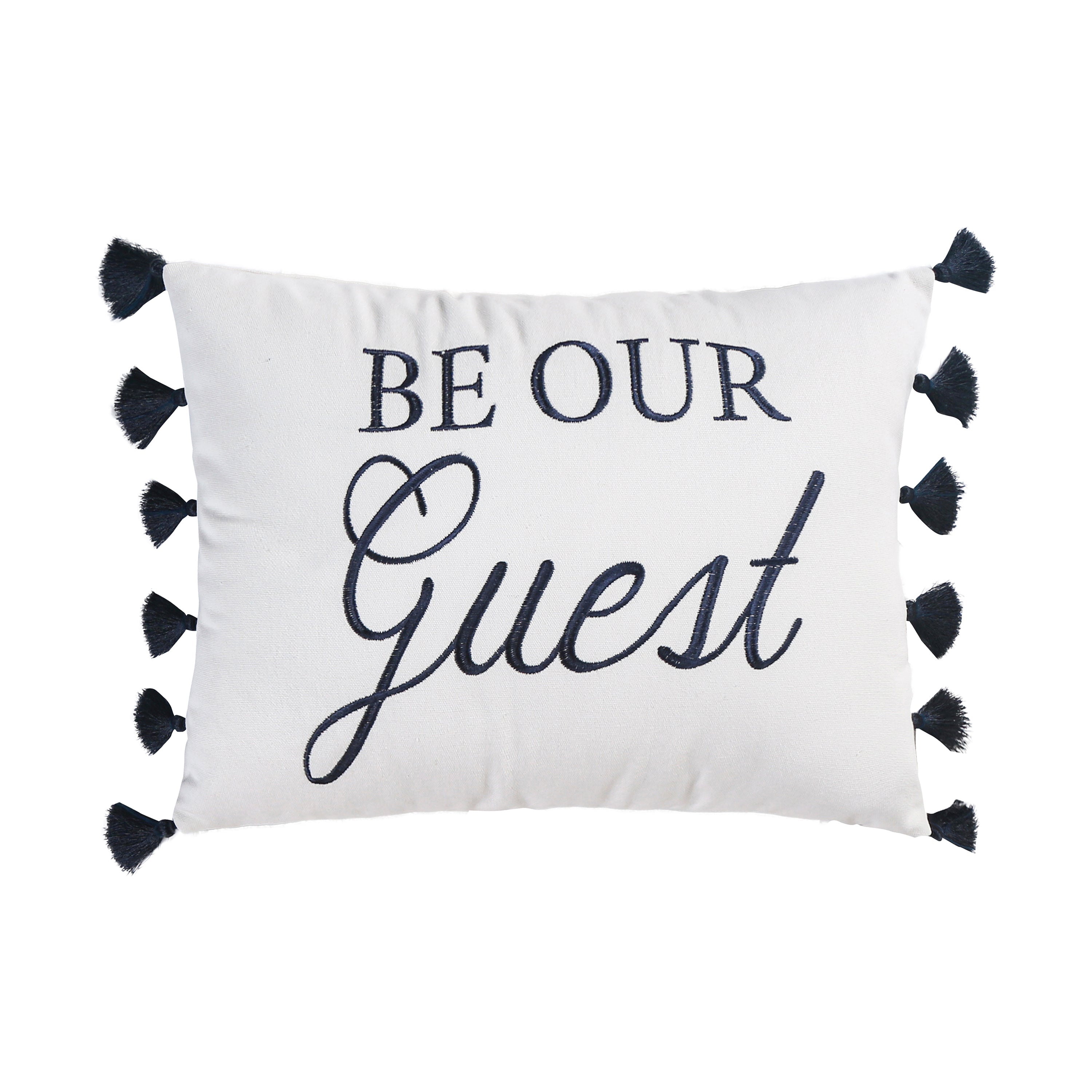 Valentina 'Be Our Guest' Decorative Throw Pillow - Perfect for Living Room, Bedroom & Home Decor