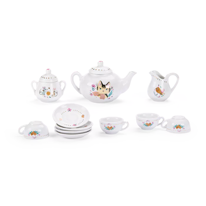 Premium Ceramic Tea Set with Travel Suitcase - Elegant Dinnerware for Tea Lovers | Perfect for Home, Office, Travel & Gifting