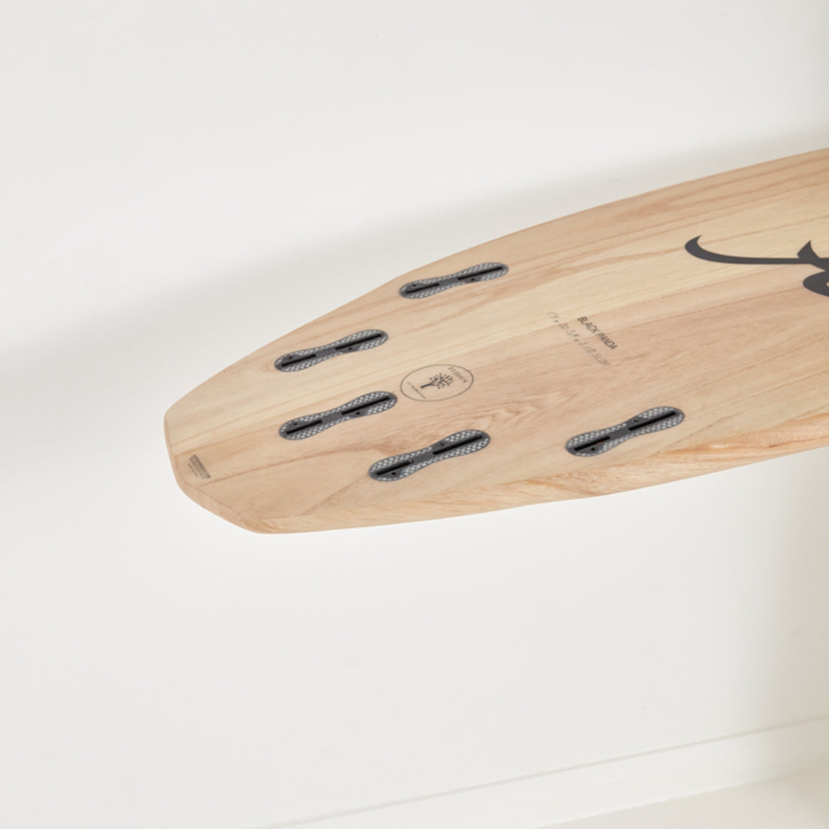 Aloha Black Panda 6'0 Surfboard with Ecoskin Clear FCS2 Fin System - Perfect for Wave Riding & Beach Adventures