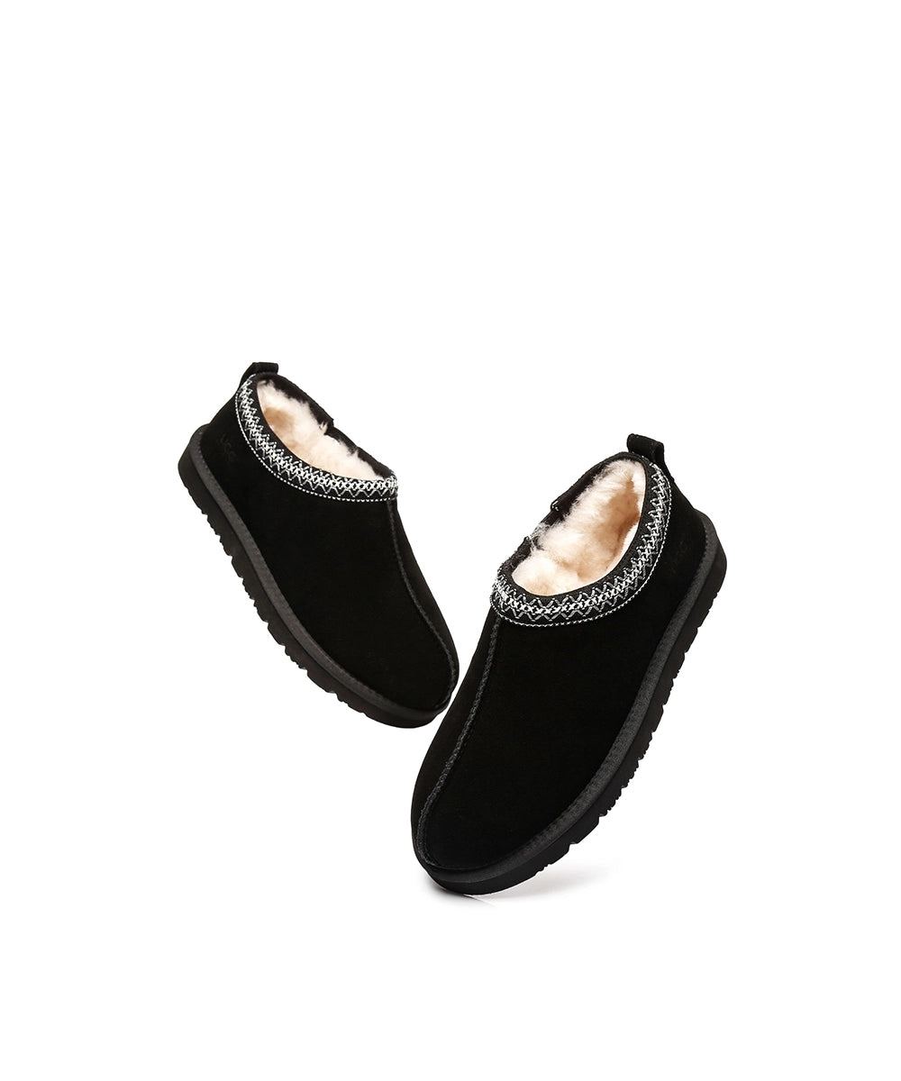 Men's Vinny UGG Slippers - Cozy Sheepskin Indoor/Outdoor House Shoes for Winter Comfort & Warmth - Perfect for Home, Office & Travel