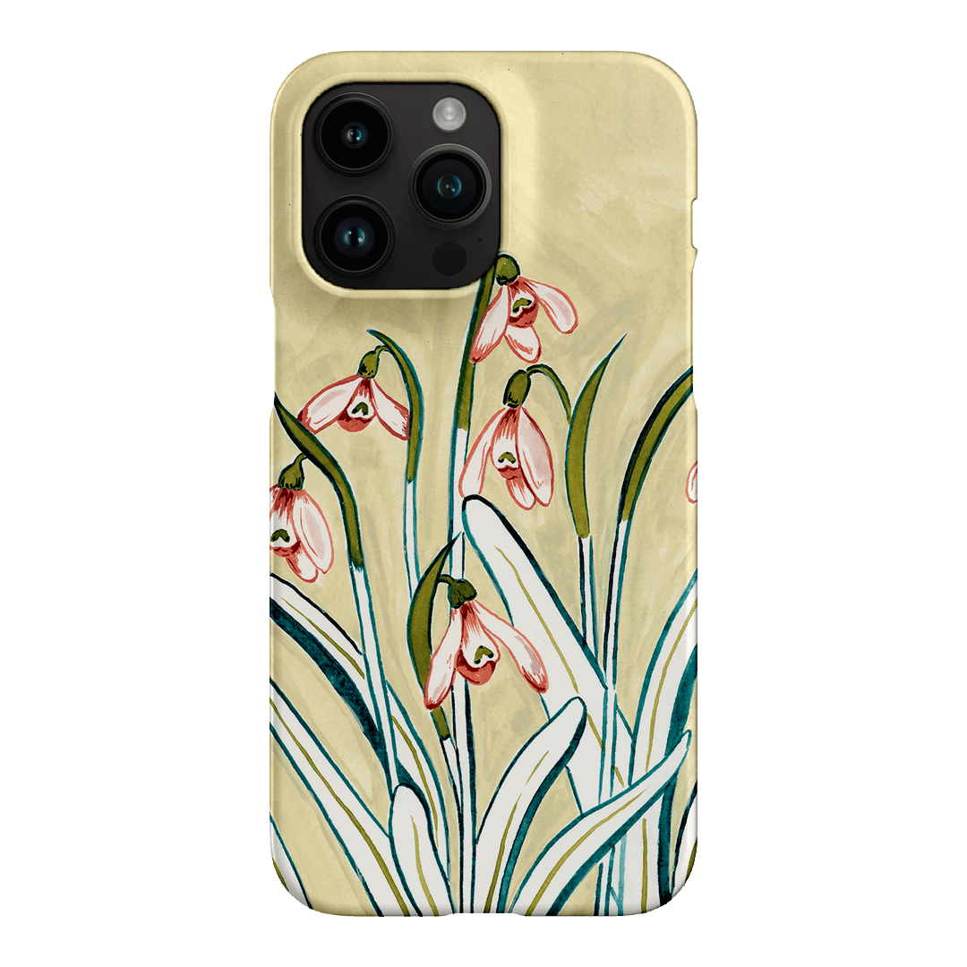 Premium Snowdrop Pattern Shockproof Phone Case - Durable Protective Cover for iPhone & Samsung - Perfect for Everyday Use, Travel & Outdoor Activities