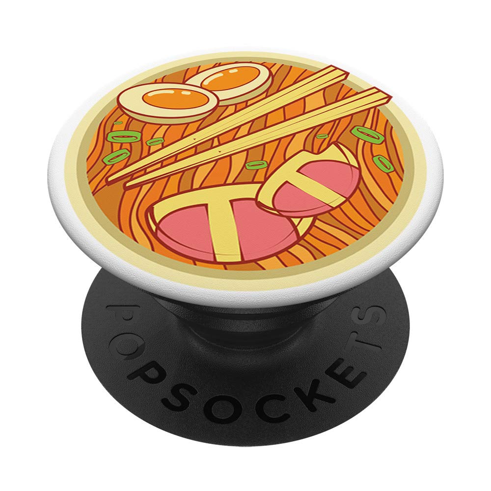 Noodles PopSockets PopGrip: Interchangeable Phone Grip for iPhone, Samsung & Tablets - Perfect for Gaming, Selfies & Everyday Use