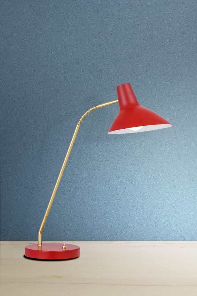 Modern LED Desk Lamp with Adjustable Brightness - Perfect for Home Office, Study & Reading - Florida Inspired Design