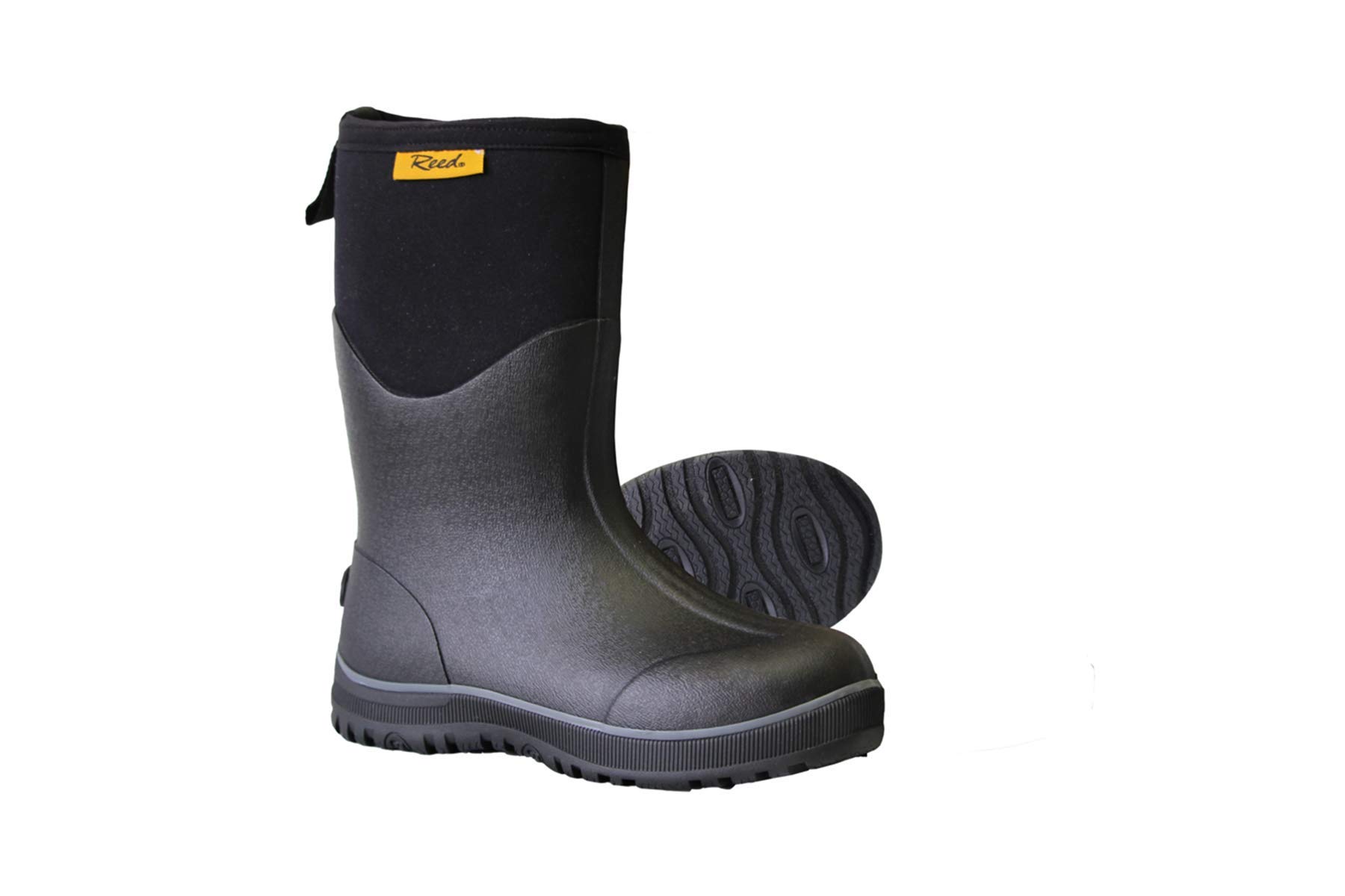 **Youth Trail Black Neoprene Boots - Size 12 - Durable & Comfortable Hiking Shoes for Kids - Perfect for Outdoor Adventures & Camping**