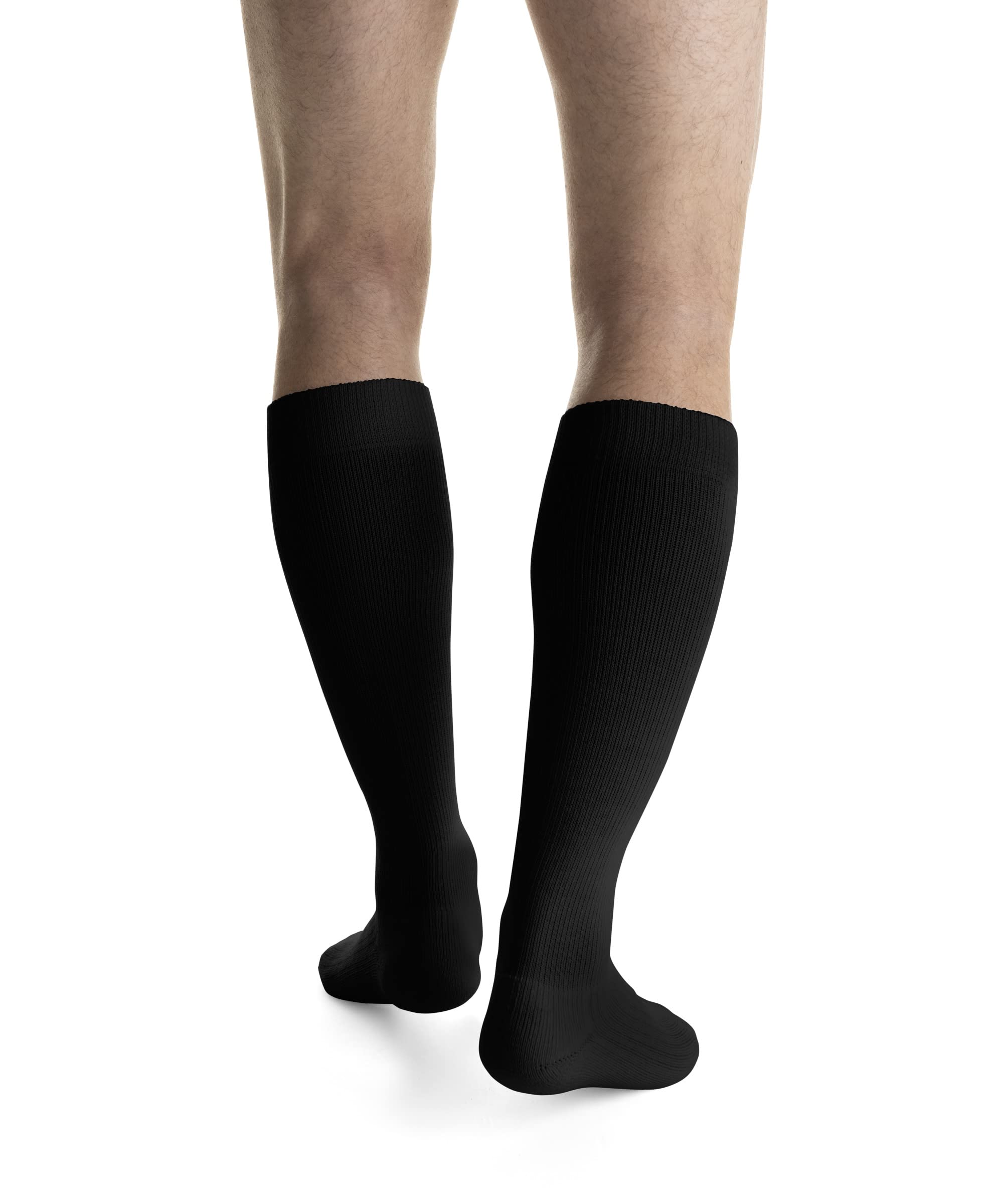 JOBST Activewear Compression Socks 15-20 mmHg Knee High for Women & Men - Small Size Black - Improve Circulation & Reduce Swelling - Perfect for Running, Travel & Nurses
