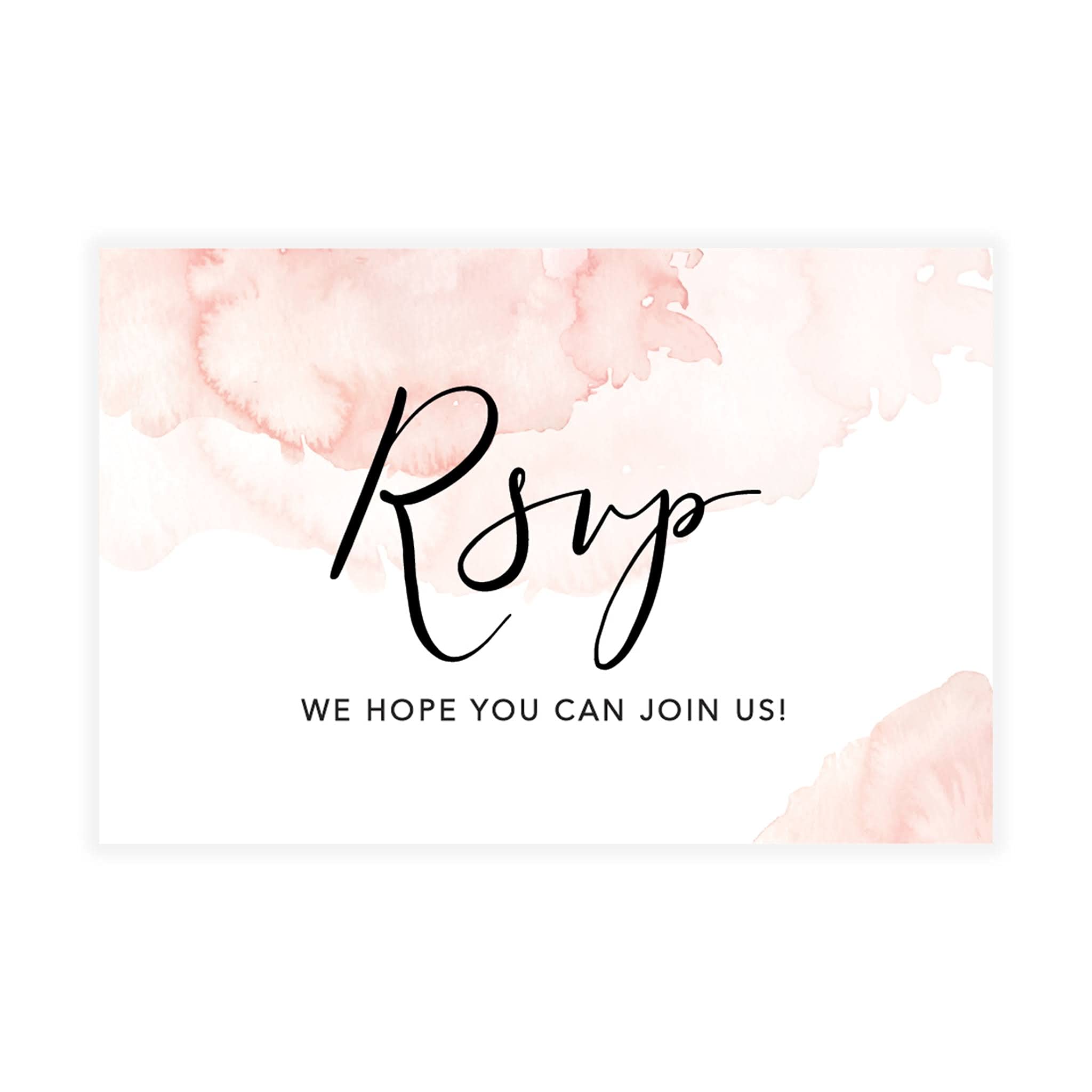 **56-Pack Personalized RSVP Postcards for Wedding, Bridal Shower, Baby Shower & Birthday Events - Custom Coral Brushed Watercolor Cardstock Response Cards (4x6 Inch) with Date & Return Address - Perfect for Elegant Invitations & Event Planning**