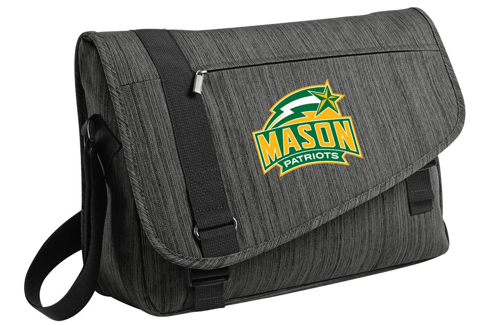 Premium George Mason University GMU Laptop Messenger Bag - Durable College Student & Faculty Work Bag for Campus, Office & Business Travel