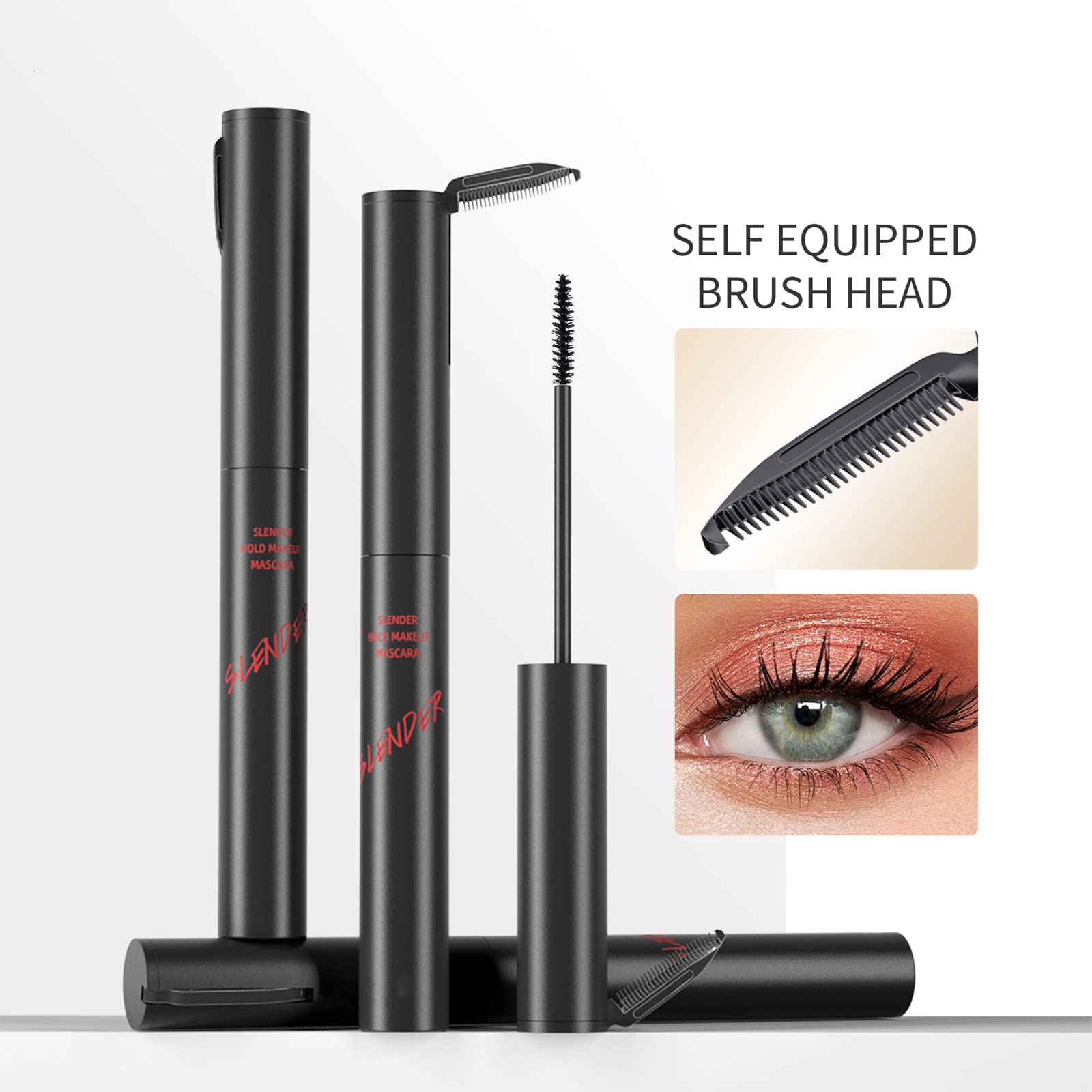 4D Silk Fiber Eyelash Mascara - Waterproof Black Mascara for Extra Long, Thick & Voluminous Lashes | No Clumping, No Smudging | Perfect for Daily Makeup, Party & Special Occasions