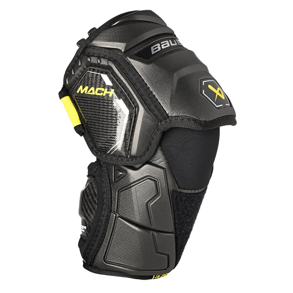 Bauer Supreme Mach Junior Ice Hockey Elbow Pads - Youth Protective Gear for Hockey Players - Perfect for Training & Games
