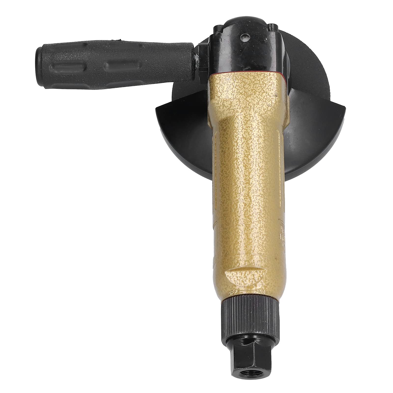 Portable Angle Grinder - Lightweight 1/4in Air Intake Pneumatic Grinder 11000 RPM with Grinding Wheel for Sanding, Polishing & Metal Work (Gold Finish, Japanese Design) - Ideal for DIY Projects, Metal Fabrication & Woodworking