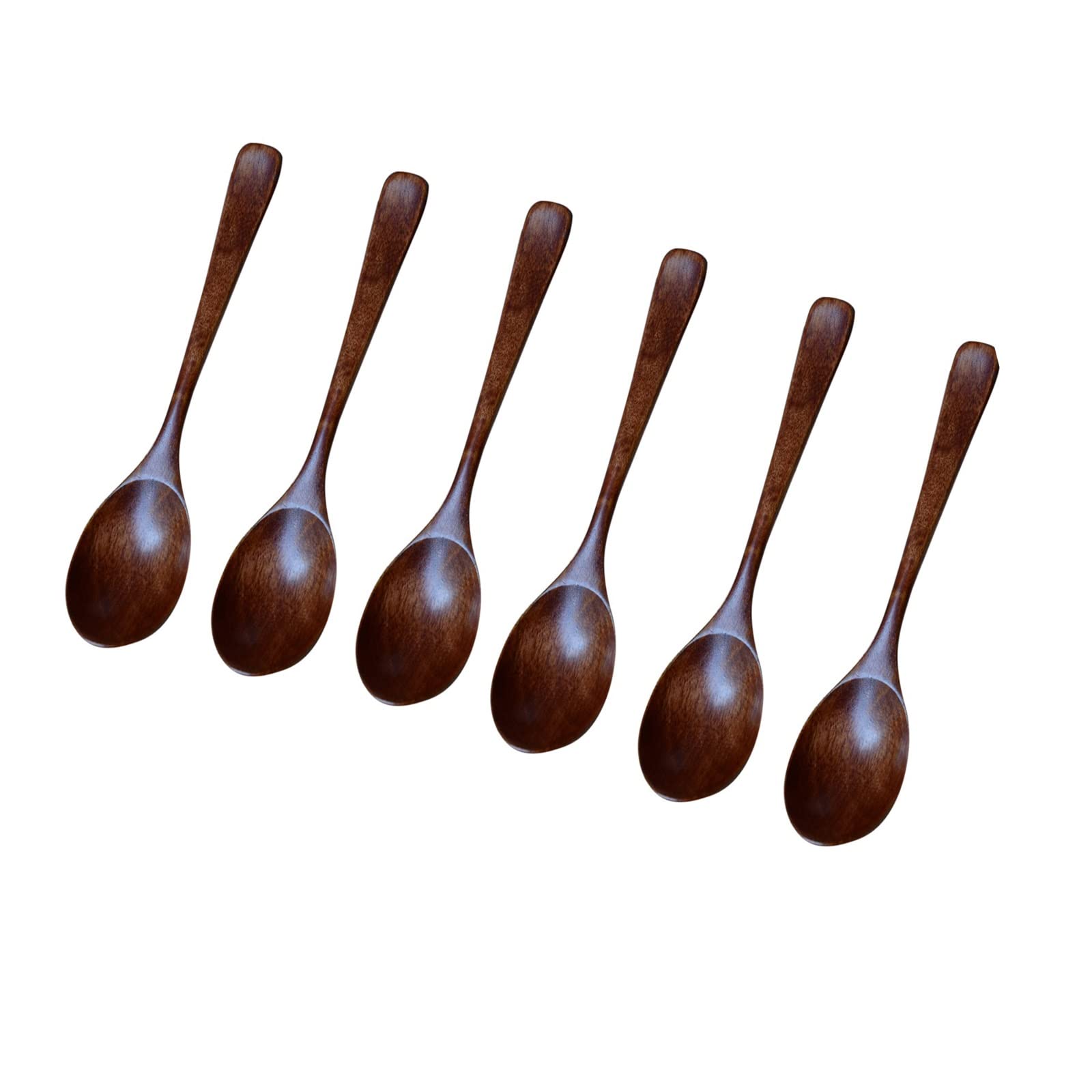 Korean Style Wooden Spoons Set of 3 - Natural Bamboo Cooking Utensils for Soup, Rice & Stirring - Eco-Friendly Kitchen Tools for Cooking, Serving & Catering
