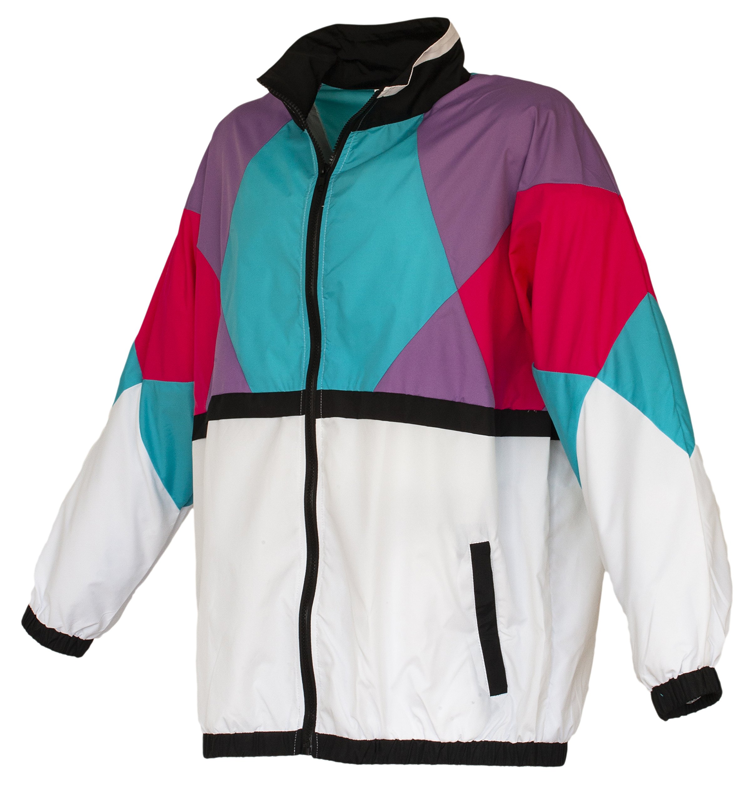 Vintage 80s & 90s Retro Windbreaker Jacket - Funny Guy Mugs Collection | 90s Nostalgia Streetwear for Men & Women | Perfect for 80s Theme Parties, Cosplay & Retro Fashion