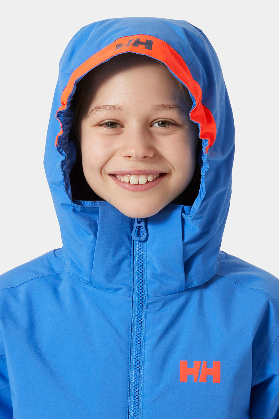 Helly Hansen Jewel Ultra Blue Girls' Ski Jacket - Waterproof & Insulated Winter Coat for Cold Weather Skiing & Snowboarding