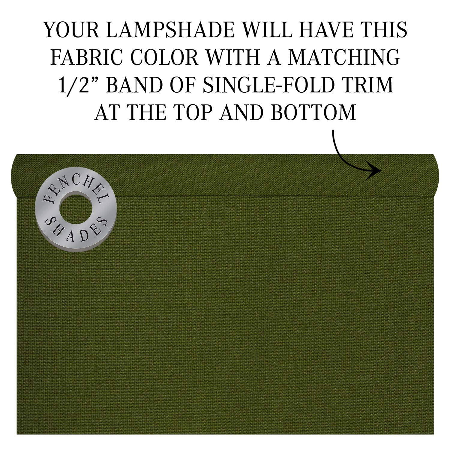 Premium Set of 2 Linen Avocado Lamp Shades - 13