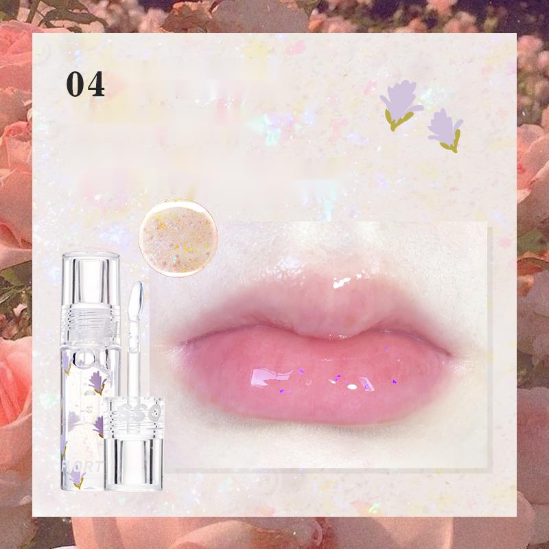 FLORTTE Jelly Series Lip Oil - Hydrating & Glossy Lip Treatment for Dry Lips | Perfect for Daily Moisture & Night Care