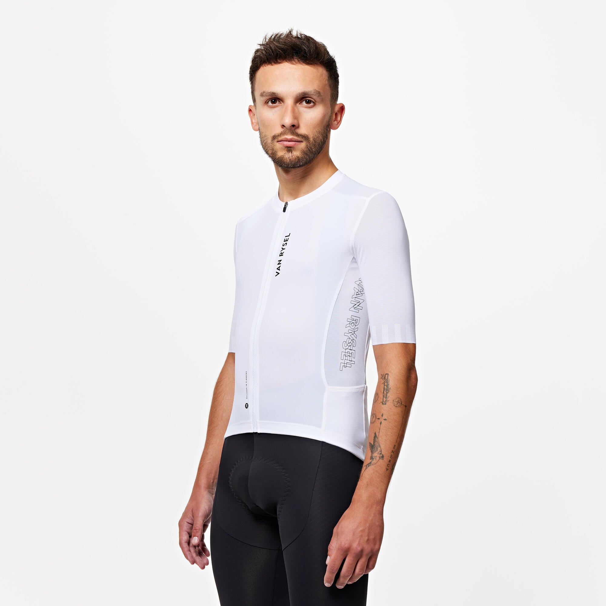 Van Rysel Unisex RCR 2 Short Sleeve Cycling Jersey - Breathable & Quick-Dry for Road Biking & Training - Perfect for Men & Women Cyclists