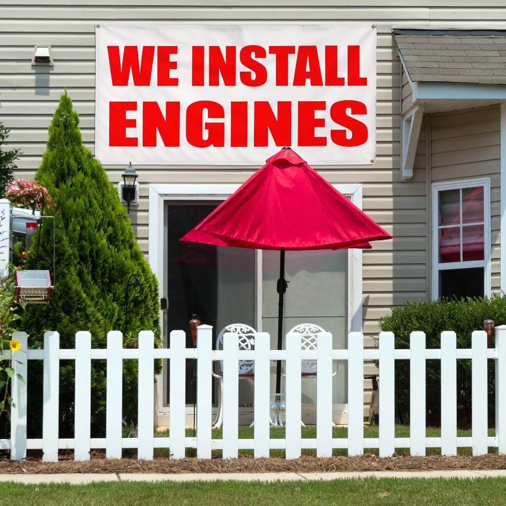 Custom Vinyl Banners 60x144 Inches - Durable Weatherproof Outdoor Signs with 10 Grommets for Business, Automotive & Industrial Use | Perfect for Storefronts, Events, Construction Sites & Yard Advertising
