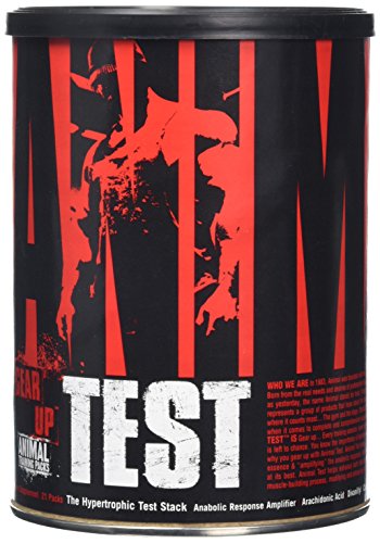 Animal Test Testosterone Booster Supplement - 21 Packs for Men's Muscle Growth & Energy | Gym Workout & Fitness Performance Enhancer