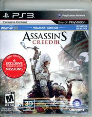 Assassin's Creed III Walmart Edition - Complete in Box (CIB) for PlayStation 3 - Action Adventure Game for Historical Gaming Enthusiasts | Perfect for Single-Player Story Campaigns and Open-World Exploration