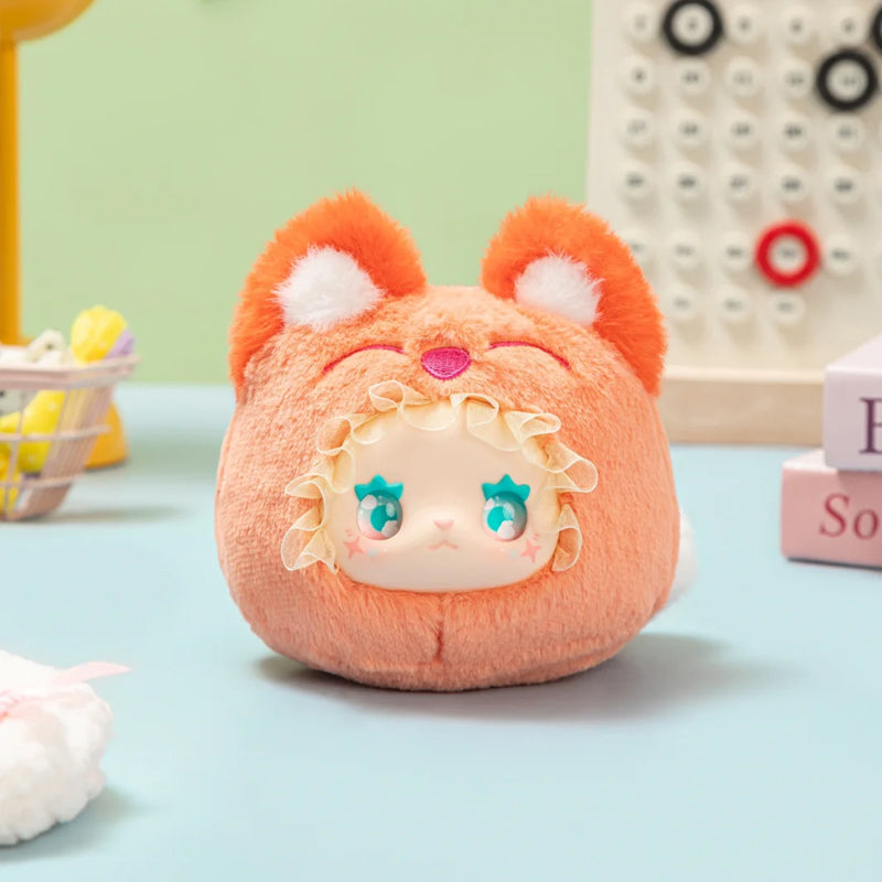 LOVELY EMMA Rua Rua Zoo Vinyl Face Plush Keychain Blind Box Collection - Cute Animal Keychains for Backpacks, Gifts & Kawaii Accessories
