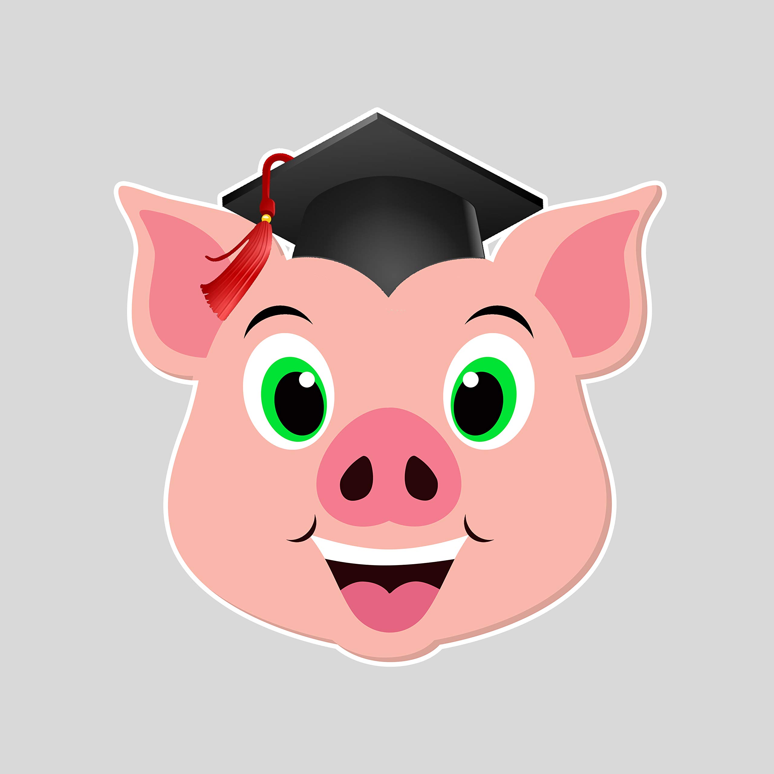 Funny Graduation Pig T-Shirt - Class of 2021 Graduation Gift for High School, College, Masters & PhD Grads - Perfect for Graduation Parties & Celebrations
