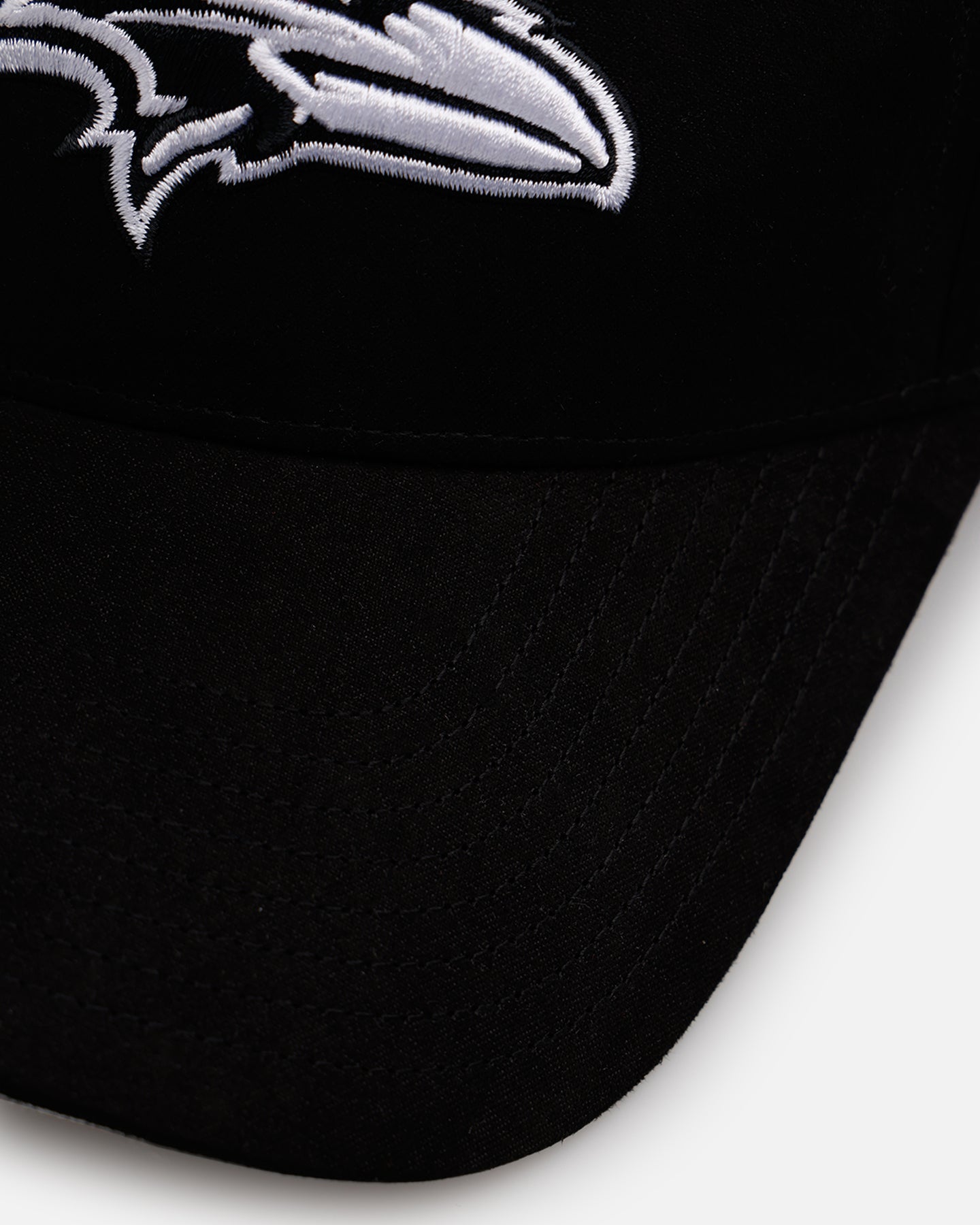 47 Brand Baltimore Ravens 'Ultrasuede' 47 MVP Strapback Hat - Black/White Adjustable Snapback for NFL Fans, Game Day & Casual Wear