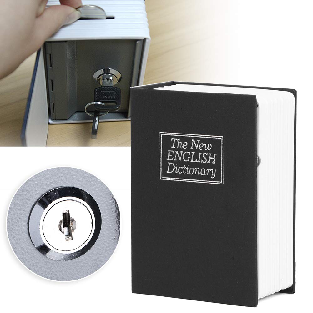 Mini Cash Storage Box with Keys - Durable Safety Lock Box for Jewelry, Money & Valuables - Secure Home & Office Use for Travel, Gifts & Organization