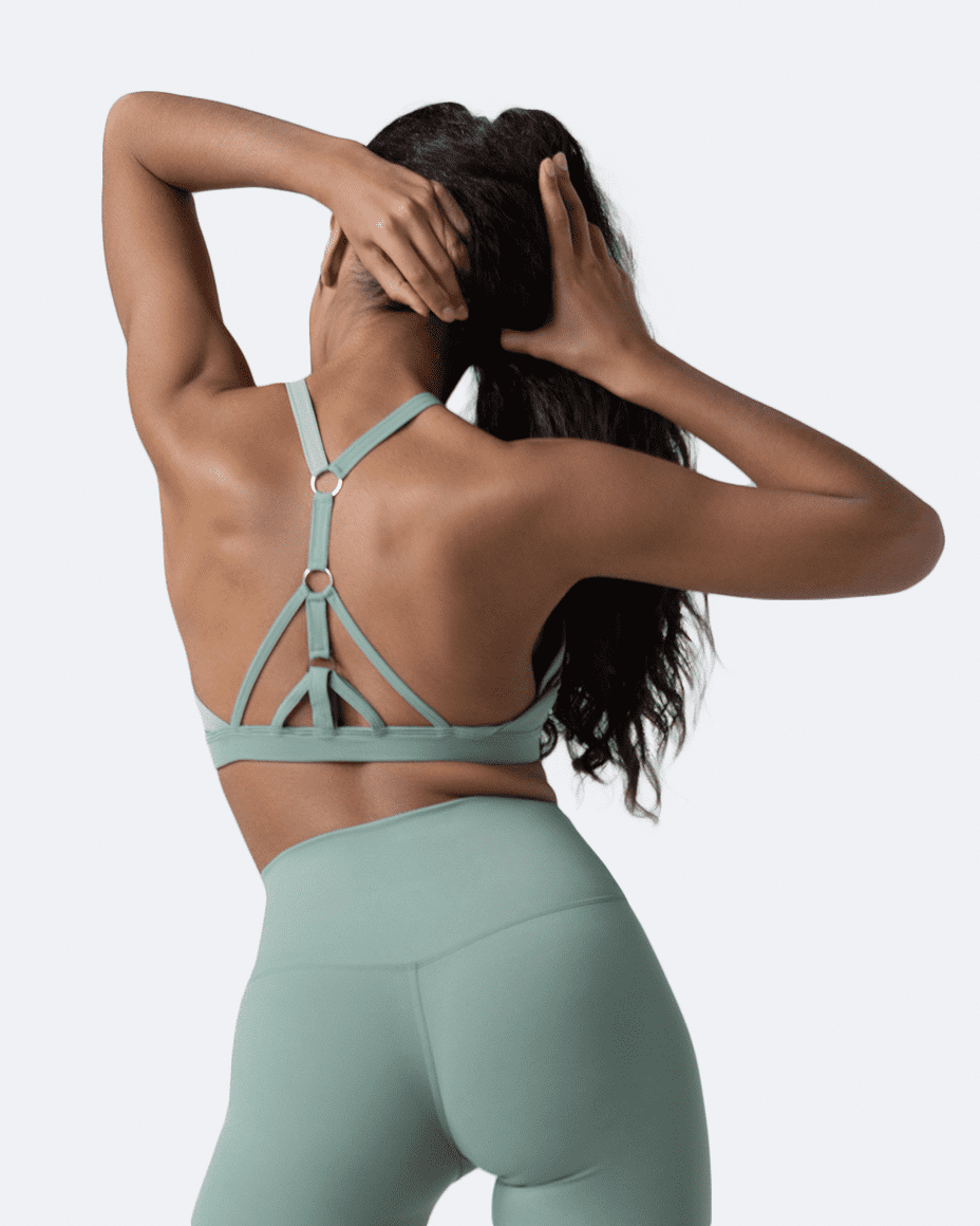 Fresh Green Criss Cross Front Top for Women - Stylish Summer T-Shirt - Perfect for Casual Outings, Beach Trips, and Date Nights