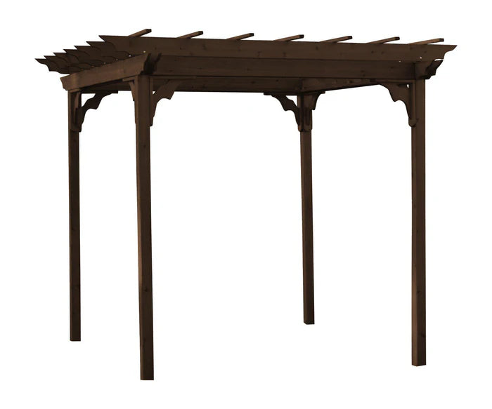 Regallion Outdoor Wooden Pergola Kit with Swing Hangers - 6x8, 8x8 & 8x10 Sizes - Perfect for Backyard, Garden, Patio & Deck Shade Structure
