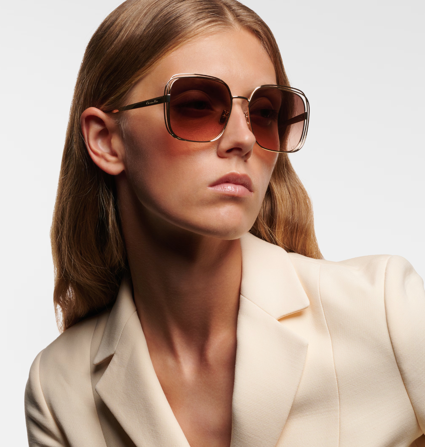 Dior Fildior S1U Rose Gold Brown Sunglasses for Women - Luxury Fashion Shades for Outdoor, Beach & Driving