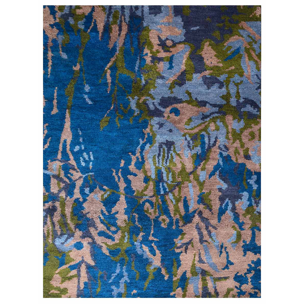 Prismatica Hand Knotted Rug - Premium Bohemian Style Area Rug for Living Room, Bedroom, or Office - Soft & Durable Home Decor