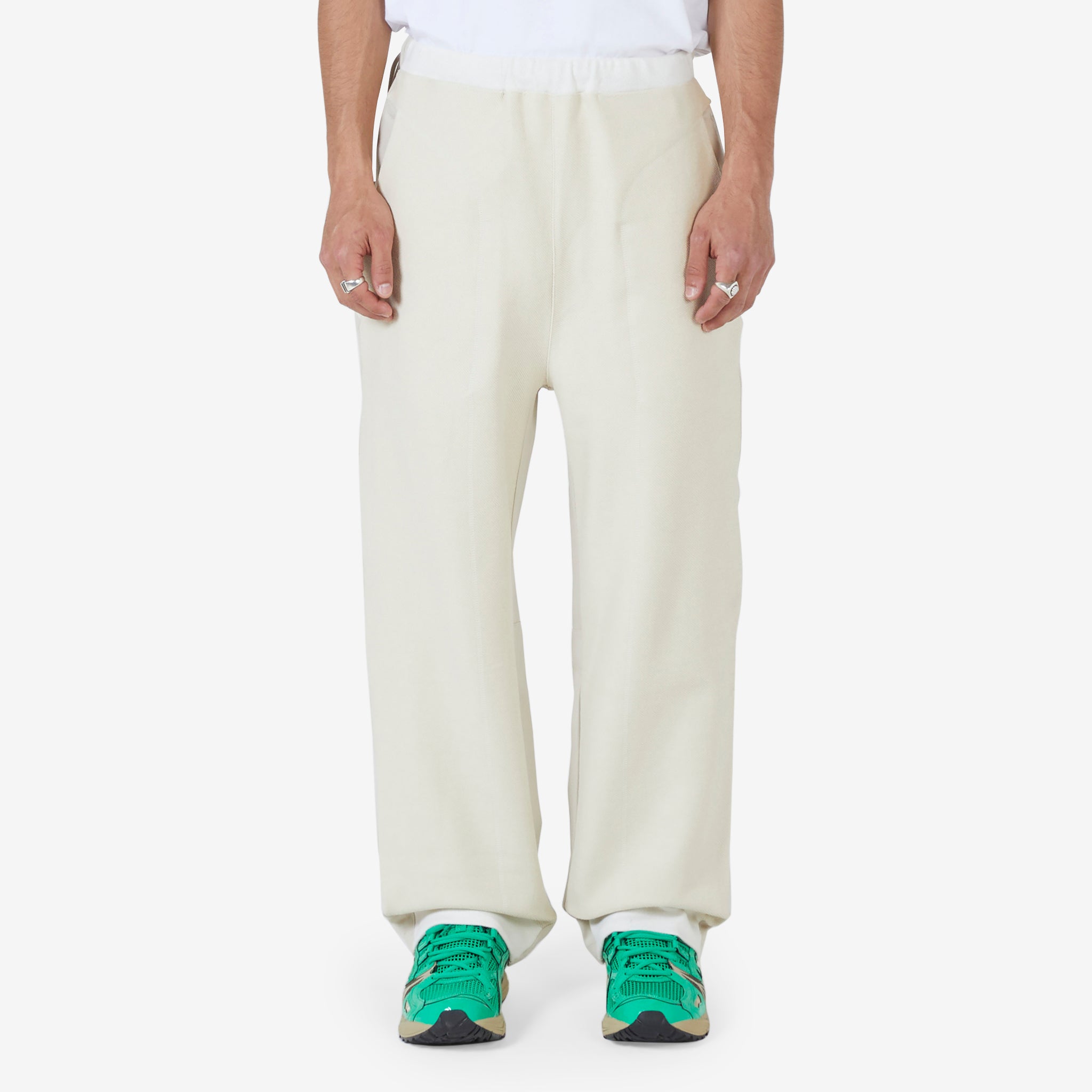 Ep.4 Synopsis 06 Ivory Women's Trousers - Comfortable Casual Pants for Work, Travel & Everyday Wear
